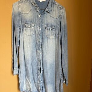 Denim Shirt Dress